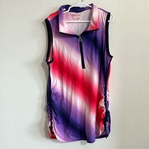 Kinona XS sleeveless collared shirt